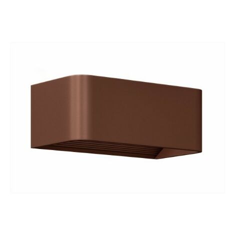Applique decorativa rettangolare ICON a led per interni 7W corten Beneito Faure 4385