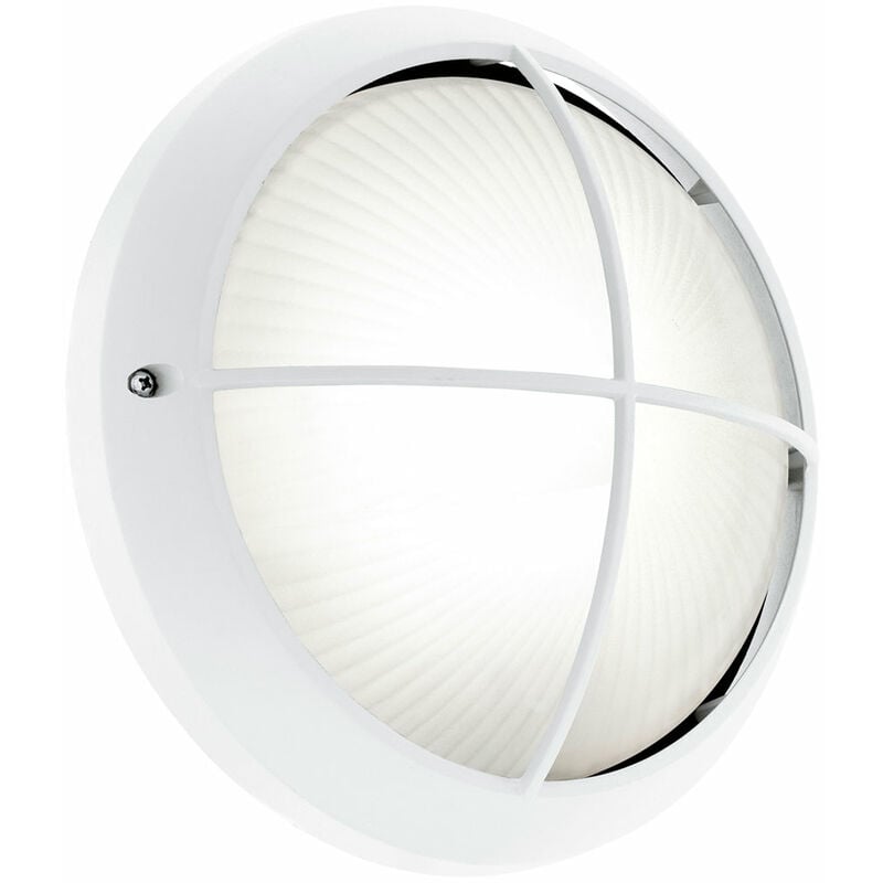 Applique murale à led projecteur d'extérieur rond façade lampe structure verre Eglo 78061