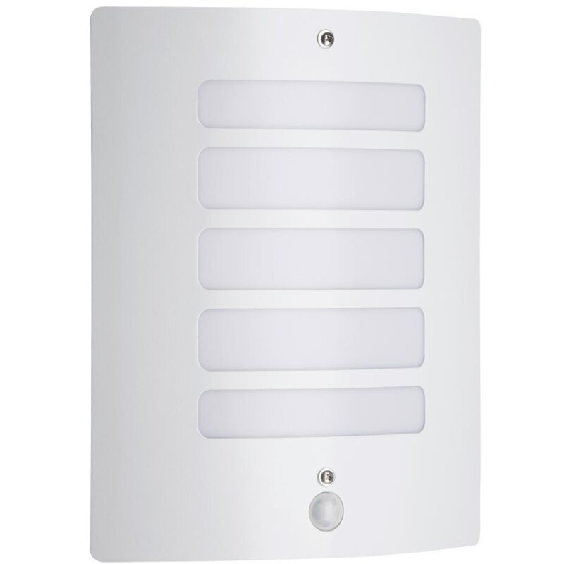 Applique extérieure avec détecteur todd Blanc Brilliant Métal et plastique - E27 max 60 w
