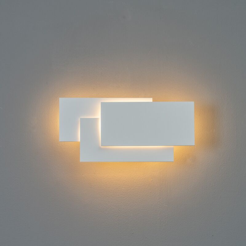 Kosilum - led Applique design tripartie blanche - Trio