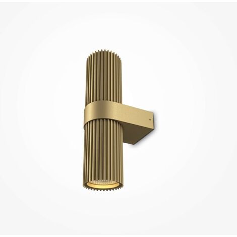 Applique design dorée – cylindre cranté vertical TAVA