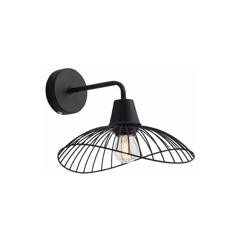 Applique, Design Métal Noir Seynave Kasteli 1 Lumière(S)