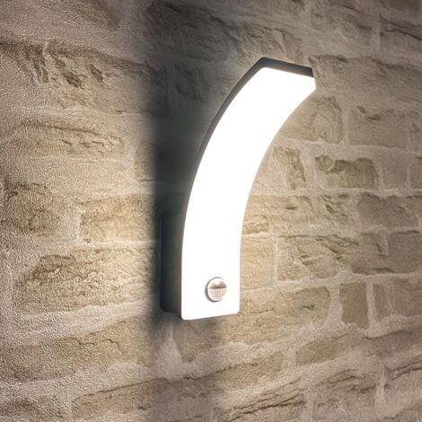 Applique détection  Extérieure LED GIBRALTAR IP65 3 Puissances 12W-15W-20W