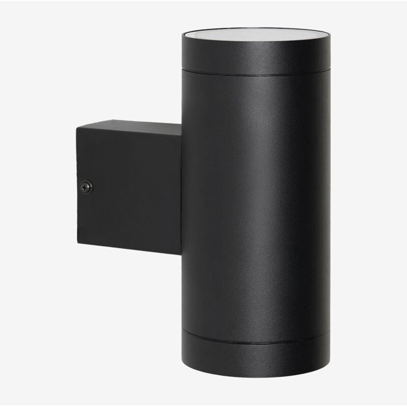 Applique d'extérieur en aluminium avec 2 points lumineux Bixent SKLUM Noir
