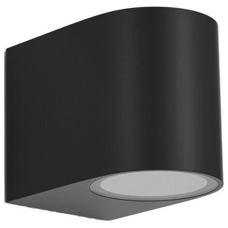 Applique d'extérieur Gazelle 1xgu10 noir ip44 8x7x9 cm
