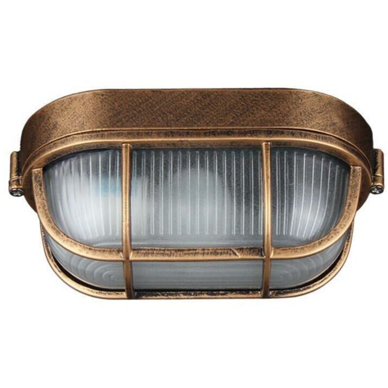 Applique D'extérieur Lampe Murale Industrielle Rétro Lampe De Bateau Ovale hublot Lampe, elliptique Plafonnier Applique Éclairage Luminaire, Pour