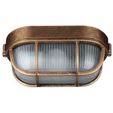 Applique D'extérieur Lampe Murale Industrielle Rétro Lampe De Bateau Ovale hublot Lampe, elliptique Plafonnier Applique Éclairage Luminaire, Pour l’Intérieur et l’Extérieur E27,de DEBUNS