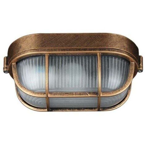 Applique D'extérieur Lampe Murale Industrielle Rétro Lampe De Bateau Ovale hublot Lampe, elliptique Plafonnier Applique Éclairage Luminaire, Pour l’Intérieur et l’Extérieur E27,de DEBUNS