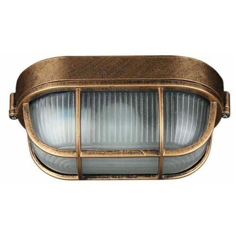 Applique D'extérieur, Lampe Ovale En Aluminium Moulé Sous Pression Applique, Murale Marine Nautique Lumière Vintage Industrielle, Lampe De Bateau,