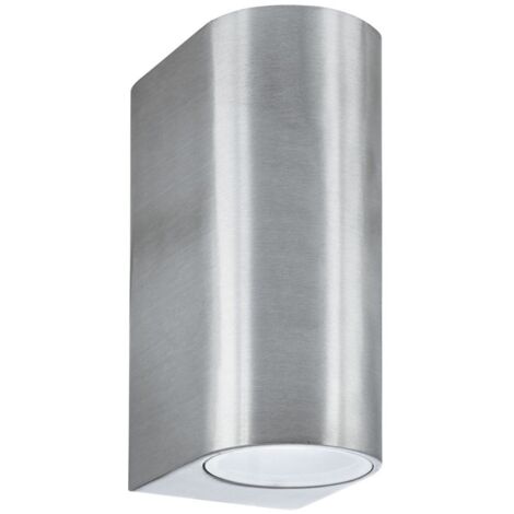 Applique d'extérieur LED 3W & Weranda (Gu10 Led) Ip44 Argent 2 flammes 3000K IP44