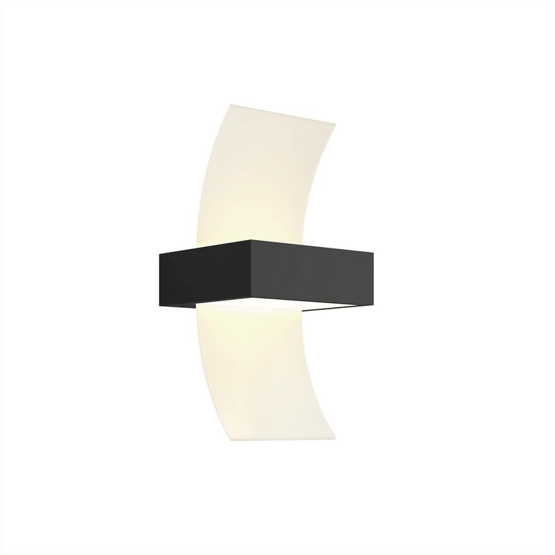 Lucande - LED Applique Exterieur 'Skadi' en métal - gris graphite, blanc