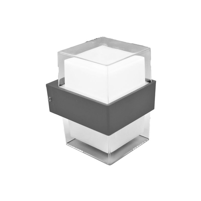 Applique extérieure 8w 3000k tucan grey ip44 500lm 13,3x9,5x10,5 cm