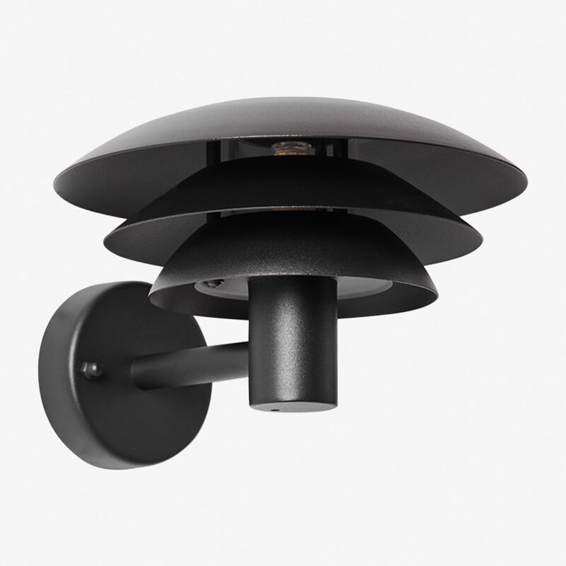 Applique d'extérieur Lirano en acier inoxydable SKLUM Noir