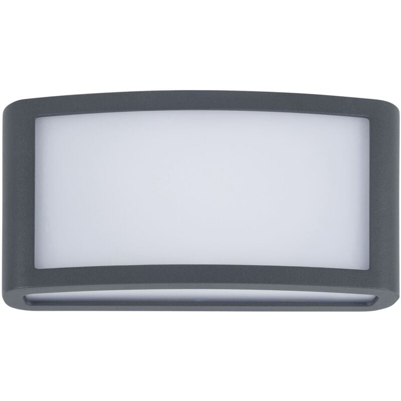 Zenitha aplique exterior negro con led blanco cálido 3000K