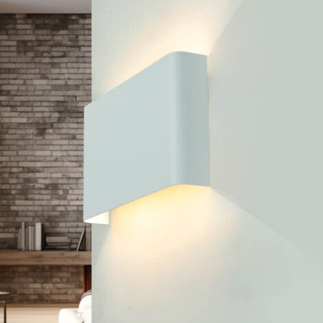 Applique d'intérieur HAGA blanche au design moderne de style minimaliste 2xG9 éclairage indirect - Blanc