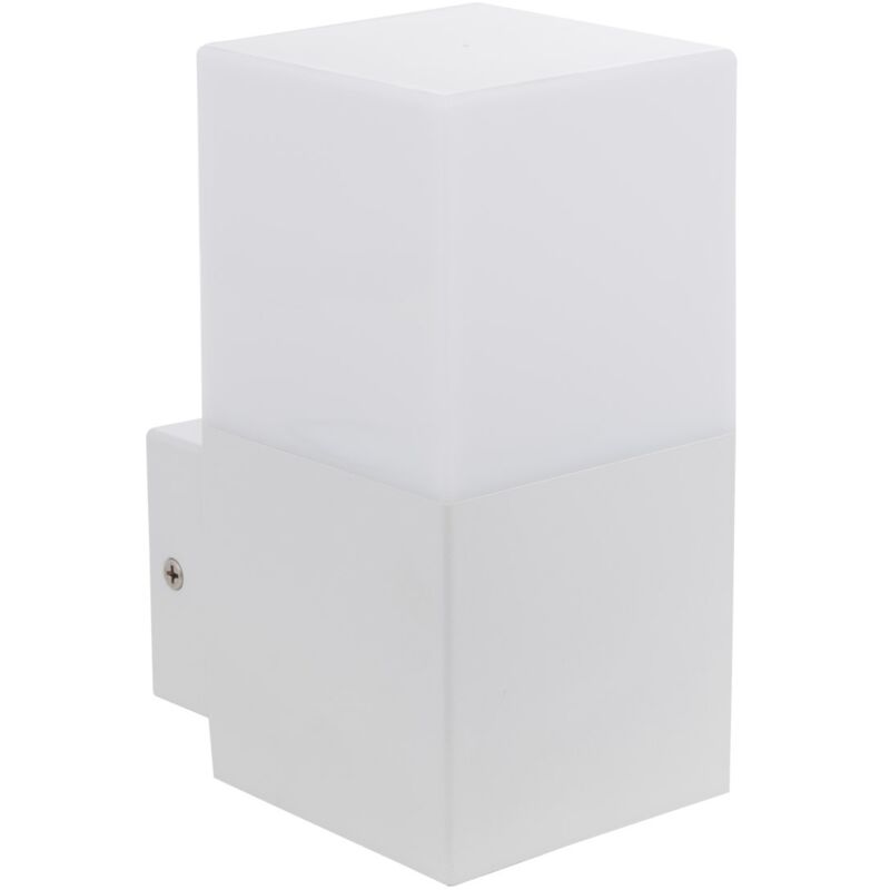Applique Murale Extérieure Aluminium Domus Blanche Blanc