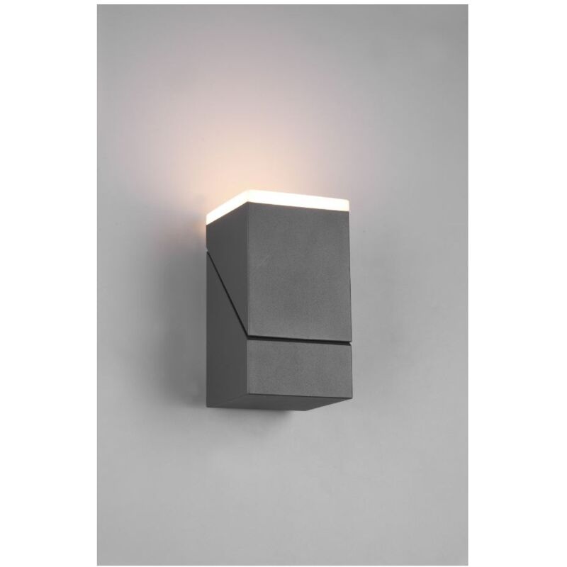 Image of Iperbriko - Applique Esterno Led Orientabile Avon Alluminio Antracite IP54 Trio Lighting