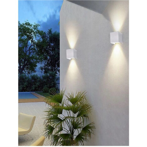 Applique Double Led Cob 12w External White Light 4000k 3000k 6500k Es46