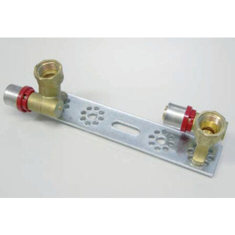 Applique Double liaison final Multicouche à sertir (TH) F1/2''(15/21) Ø16. 150mm  Tiemme