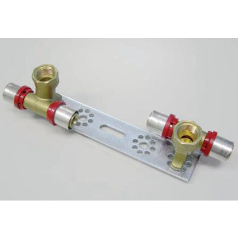 Applique Double liaison Multicouche à sertir (TH) F1/2''(15/21) Ø16. 150mm  Tiemme