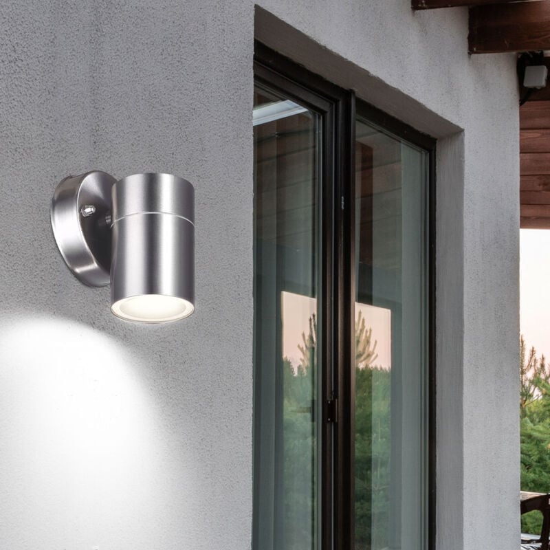 Applique design façade éclairage extérieur en acier inoxydable jardin down spot luminaire