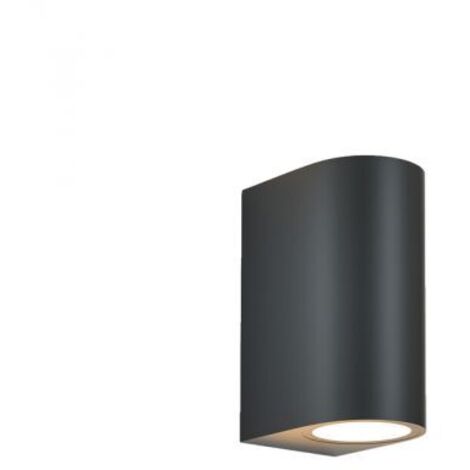 APPLIQUE DRAPION 15X7X9,5CM NERO GU10 2X5W