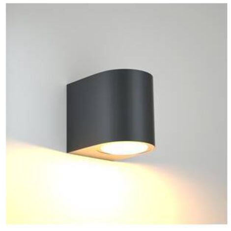 APPLIQUE DRAPION  9X8X7CM NERO GU10 1X5W MAX - 1 pezzo
