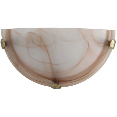 APPLIQUE DUNA E27 30X9XH15CM TABACCO