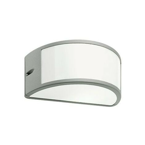 Applique E27 linea umbe aperta alluminio