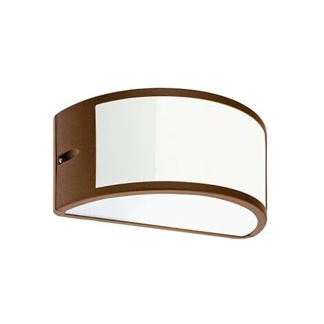 Applique E27 linea umbe aperta corten