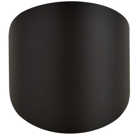 Applique Emibig FORM nera minimalista in metallo 1xG9