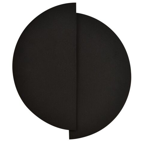 Applique Emibig FORM nero metallo 2 luci G9 32x28cm