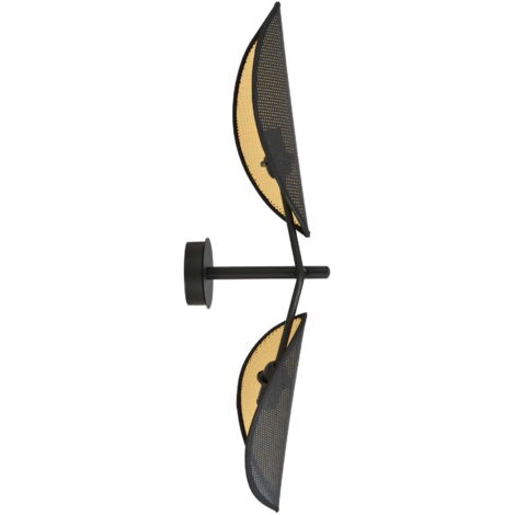 Applique Emibig VENE K2 noir/or 2xE14 dimmable 67cm