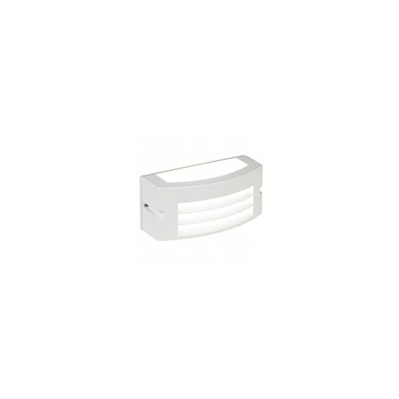 Sovil - Applique en aluminium moulé avec diffuseur en thermoplastique opalin - Lumière chaude 3000°K - 10W - 840 lumens blanc