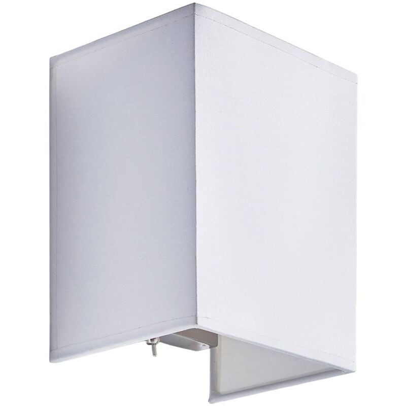 Applique Murale Tissu à intensité variable 'Annalisa' en textile pour salon & salle à manger