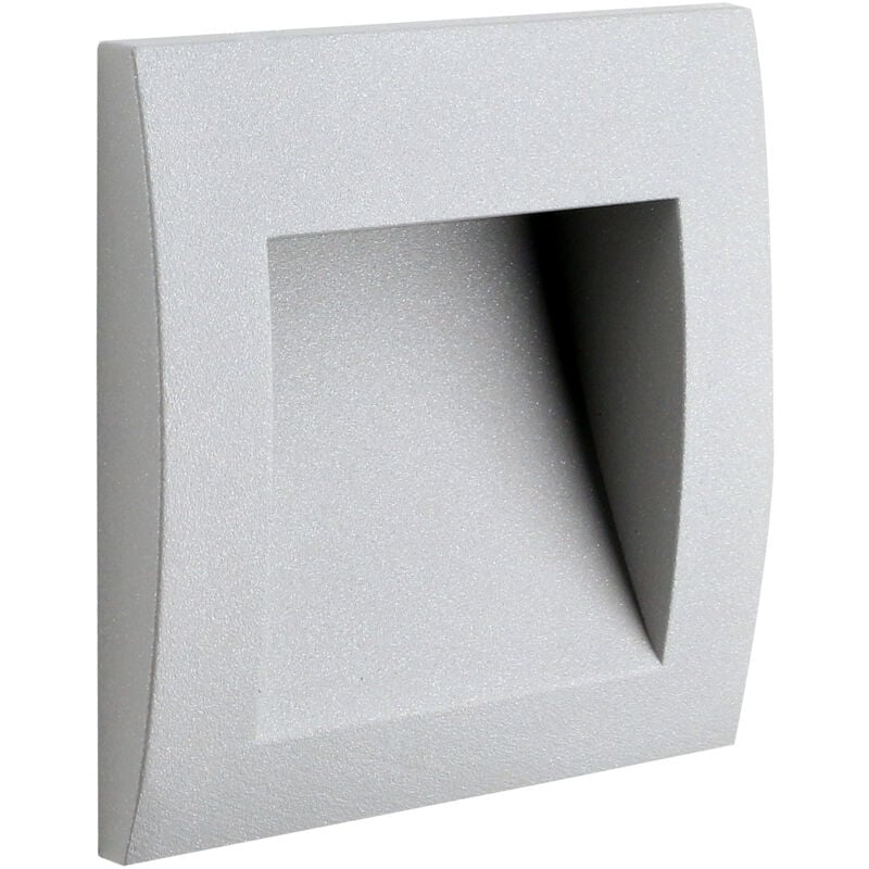 Empotrable De Pared Ip65 Face Led 2,5W 3000K Gris 113Lm