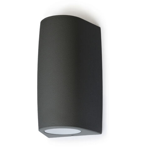 Applique ESTEL IP55 GU10 LED MR16 2x3.50W 329lm-366lm CRI80 2700K-4000K up-down Noir