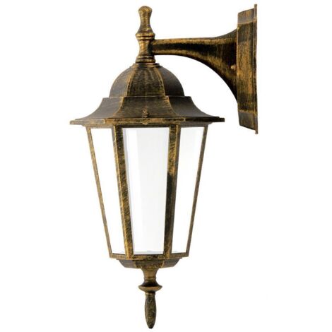 Applique esterna 1 luce patina oro Liguria E27 Polux