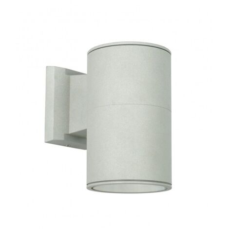Applique esterna 11 cm E27 argento IP54 SU-MA 7002 Adela