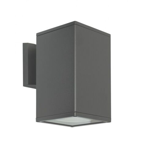 Applique esterna 20x12cm E27 grigio scuro IP54 SU-MA