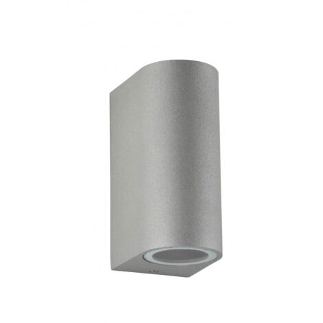 Applique esterna 2xGU10 argento IP44 SU-MA Mini 6002