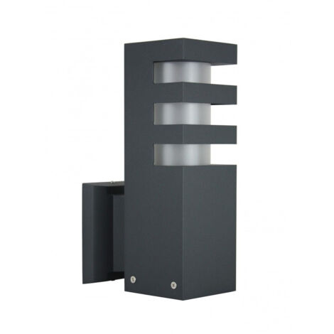 Applique esterna alluminio E27 grigio scuro IP54 SU-MA RADO