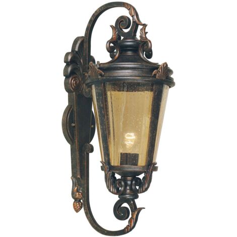 Applique esterna Baltimore bronzo antico E27 60W Elstead