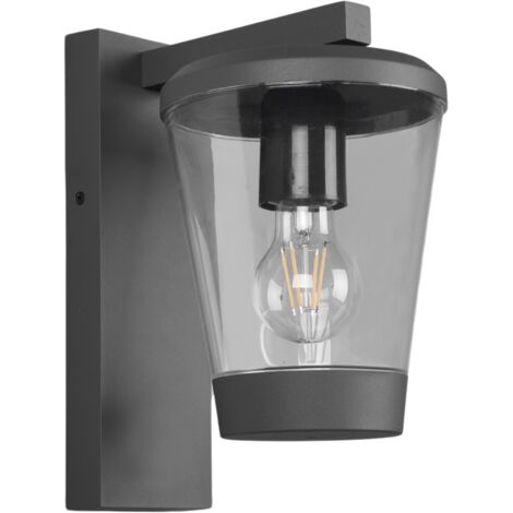 Applique esterna CAVADO antracite alluminio E27 IP44 Trio