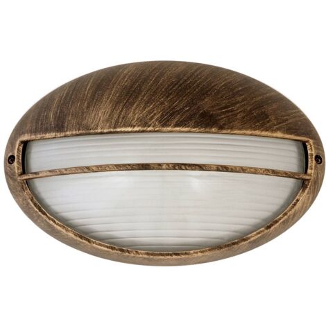 Applique esterna classica 1xE27 Hektor oro antico Rabalux