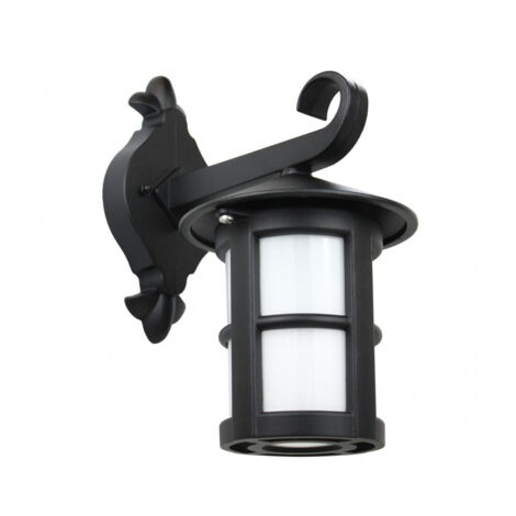 Applique esterna down E27 nera IP43 SU-MA Cordoba K3012
