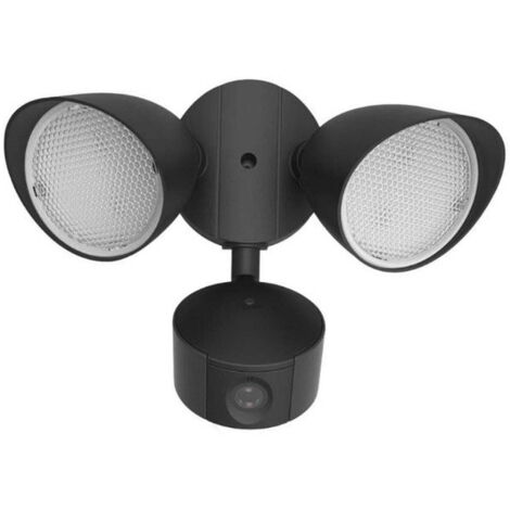 Applique esterna DRACO Lutec nera LED 19W sensore movimento