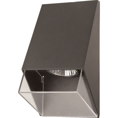 Applique esterna GU10 grigio scuro IP54 SU-MA Oli M1503