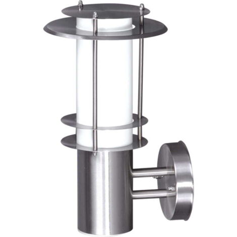 Applique esterna industriale cromo Kaja Tares E27 IP44