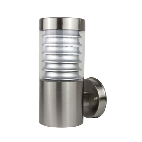 Applique esterna inox argento E27 IP44 SU-MA Joy 91063L